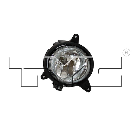 Tyc Tyc Fog Light Assembly, 19-5885-00 19-5885-00